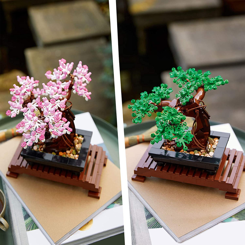 لگو Botanical مدل Bonsai Tree با طراحی دکوراتیو - تصویر 9