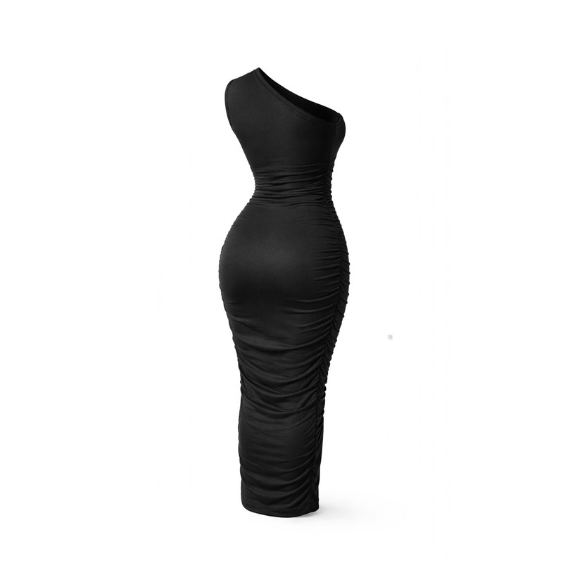 پیراهن یقه رومی زنانه مدل Ebonelle کد M5655 بدون آستین - تصویر 7