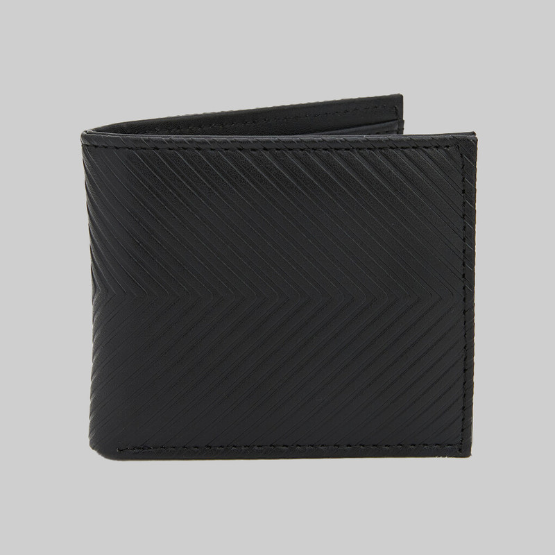 کیف پول مردانه ال سی وایکیکی چرم مصنوعی طرح شورون V-12952
