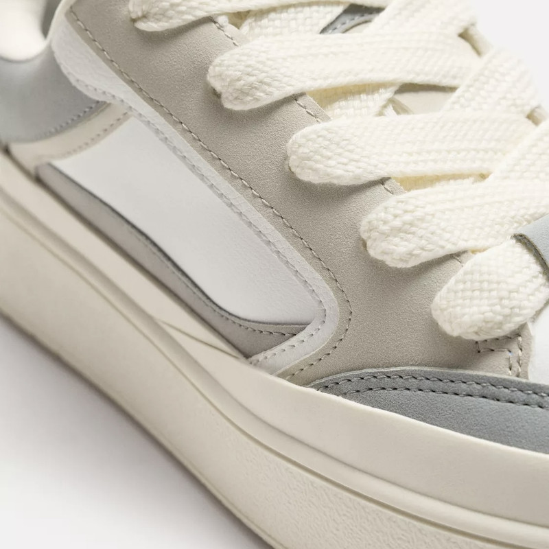 کفش اسپرت مردانه Maxi Lace Chunky Trainers طرح مدرن ۲۰۲۵ - تصویر 4