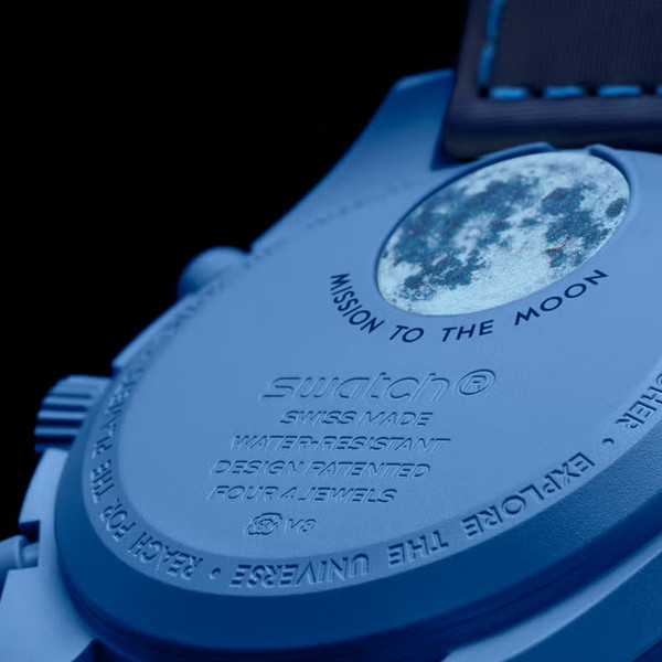 ساعت مچی مردانه Super Blue Moon Omega x Swatch - تصویر 3