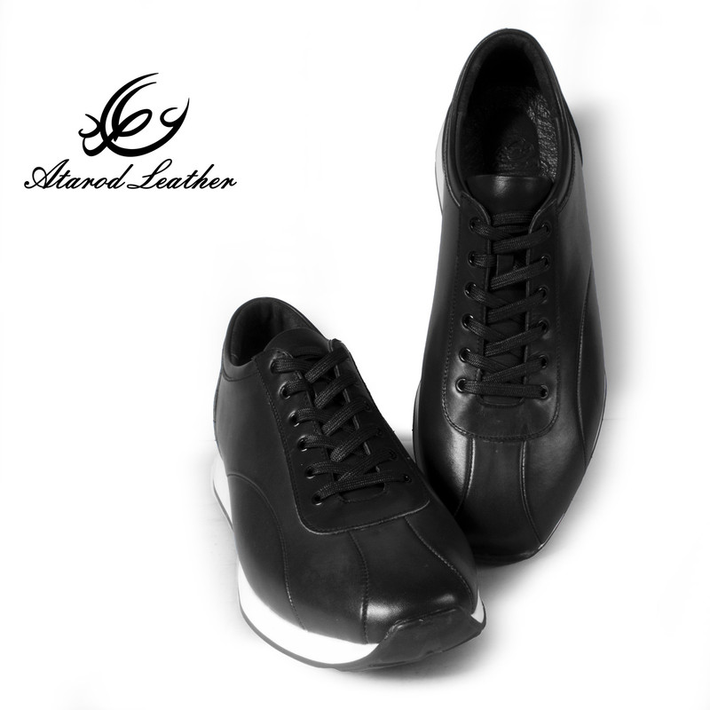 کفش زنانه چرم طبیعی عطارد مدل SH131 اسپرت سبک روزمره - تصویر 4