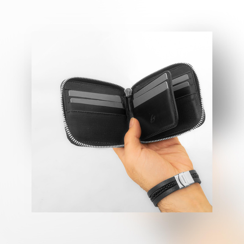 جاکارتی چرم طبیعی لوکس عطارد مدل K42 با بسته‌بندی هدیه - تصویر 6