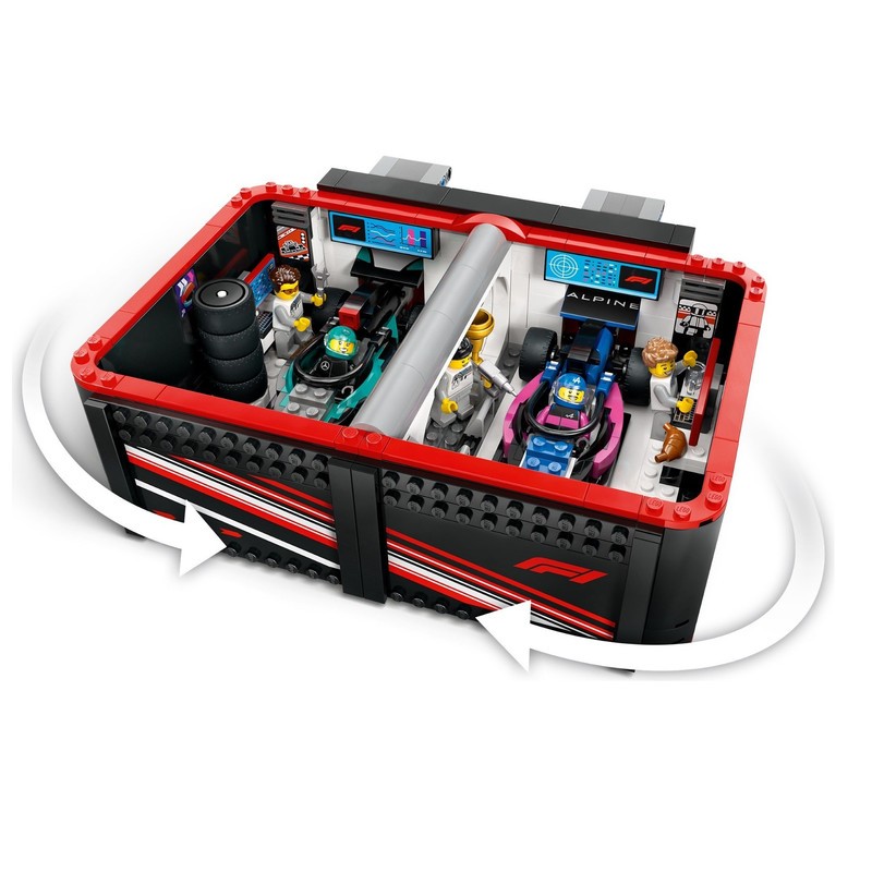 لگو City مدل F1 Garage N Mercedes-AMG N Alpine Cars - تصویر 5