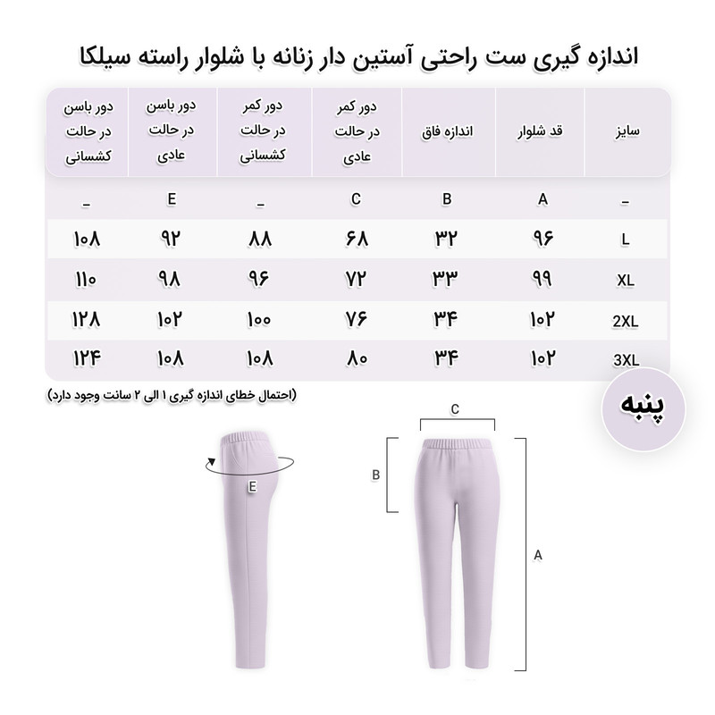 ست تی‌شرت آستین بلند و شلوار راحتی زنانه سیلکا مدل پاریس - تصویر 14