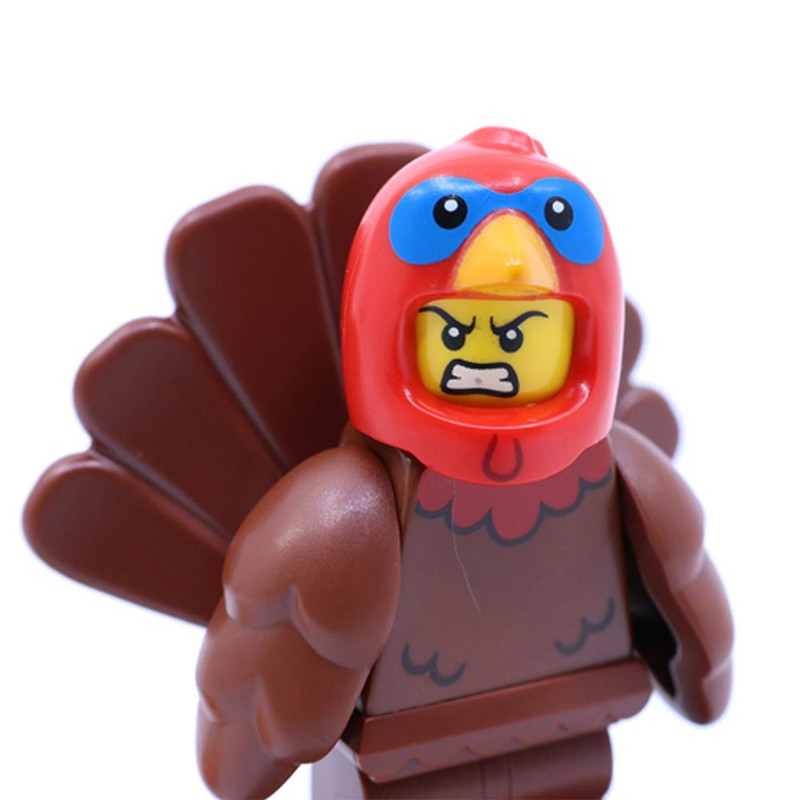 مینی فیگور LEGO سری 23 مدل مرد بوقلمونی - تصویر 9