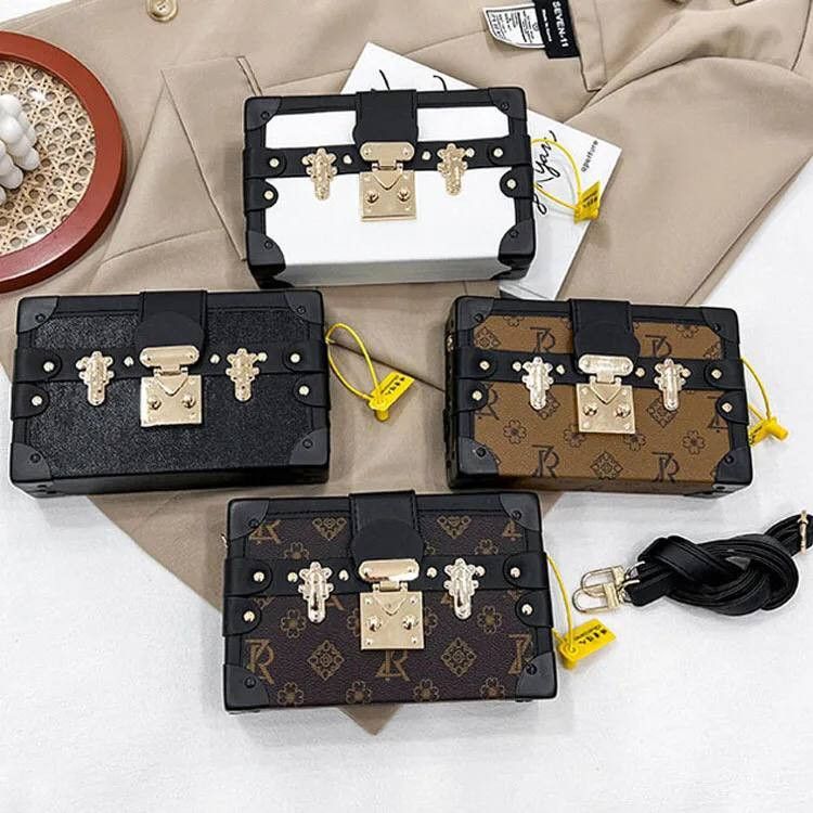 کیف دوشی زنانه مدل FD-27 طرح باکس ترند 2023 - تصویر 7