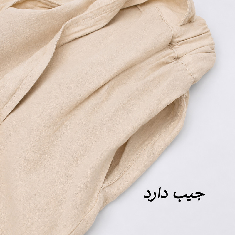 دامن‌شلواری زنانه مدل زانزا کد M5879 پارچه اسلپ پفکی - تصویر 14