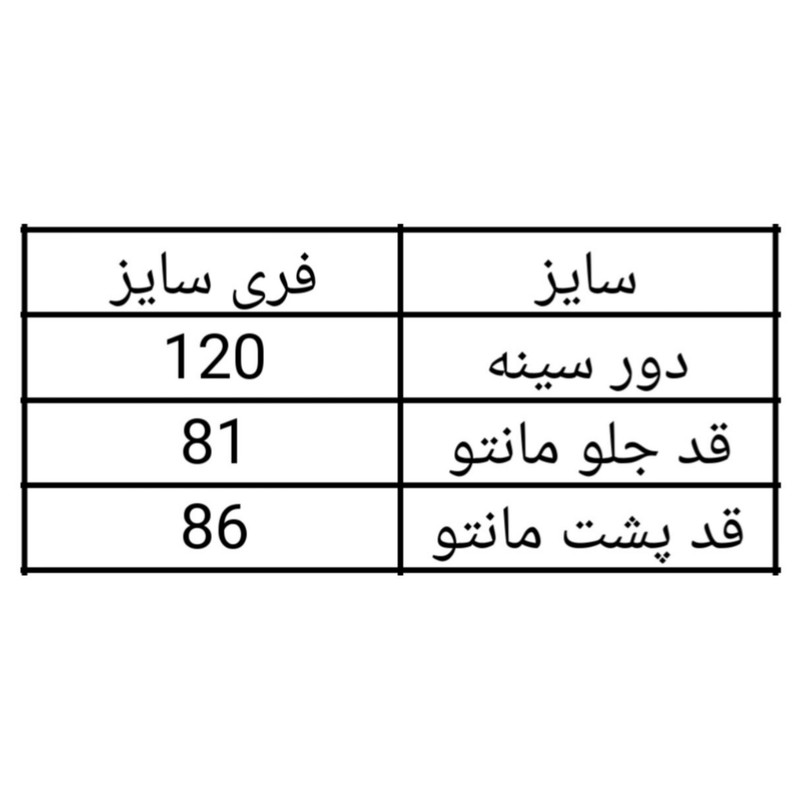 مانتو زنانه مدل چهارخونه پشمی - تصویر 4