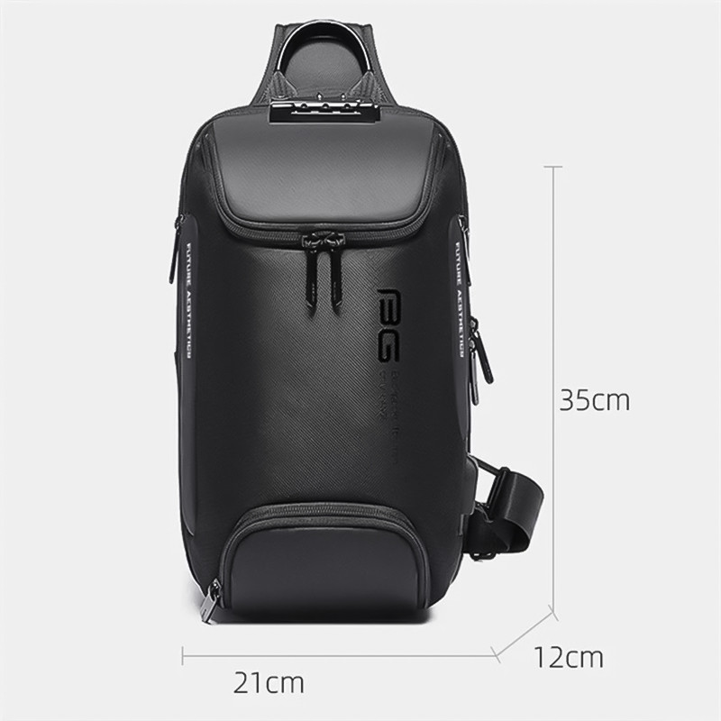 کیف کراس بادی بنج مدل 7082 ضدآب با درگاه USB - تصویر 9