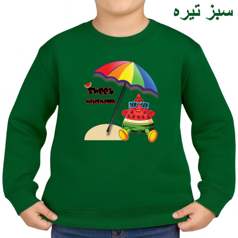 سویشرت بچگانه مدل هندوانه یلدایی پنبه لاکرا - تصویر 5