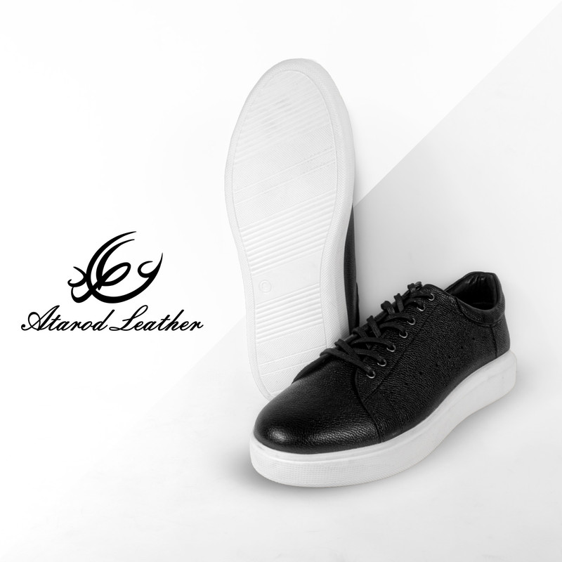 کفش طبی مردانه چرم عطارد مدل SH189 ونس چرمی سبک روزمره - تصویر 9