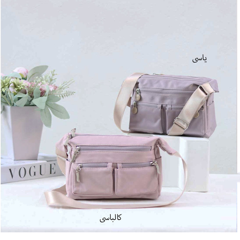 کیف رودوشی زنانه مدل 584 با شش جیب مجزا - تصویر 3