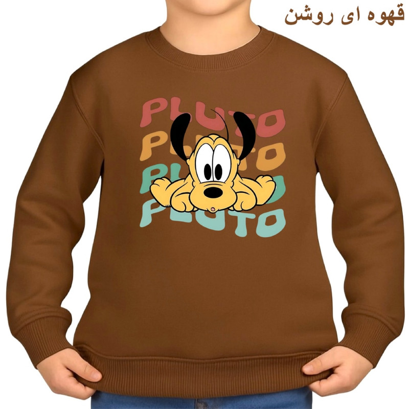 سویشرت کودک مدل سگ نوشته، پنبه درجه یک