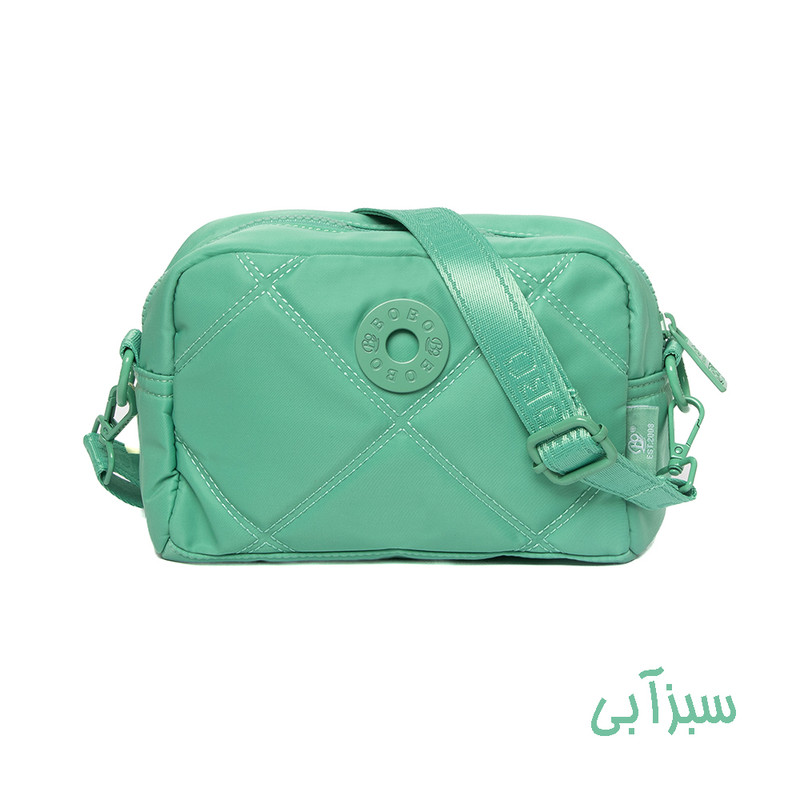 کیف دوشی زنانه بوبو مدل 91024 برزنتی چند جیب - تصویر 8