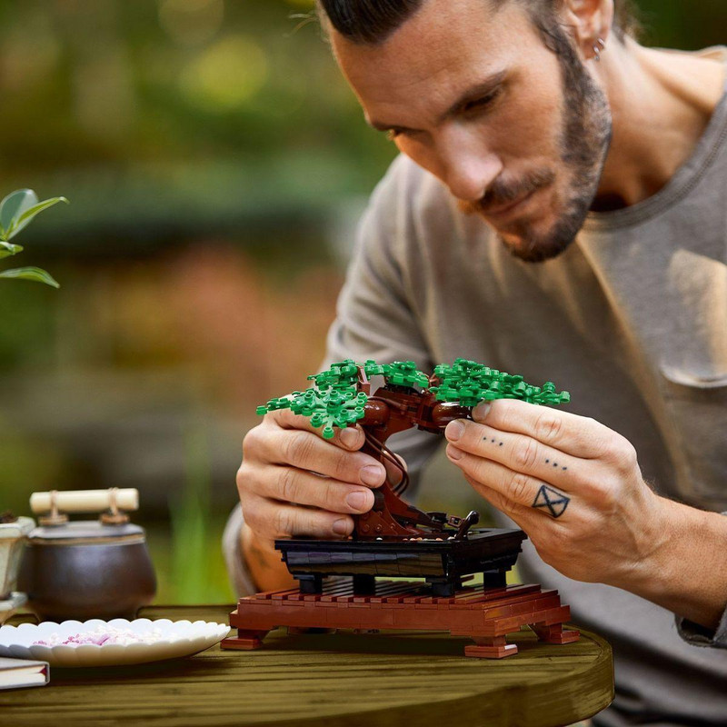 لگو Botanical مدل Bonsai Tree با طراحی دکوراتیو - تصویر 4