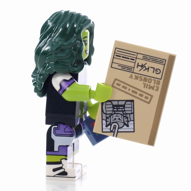مینی فیگور LEGO Marvel 2 مدل She-Hulk - تصویر 14