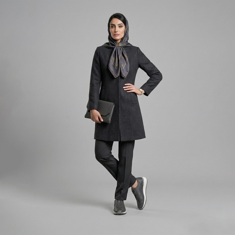 کفش روزمره زنانه چرم مشهد J2766-001 چرمی راحت و بادوام - تصویر 12