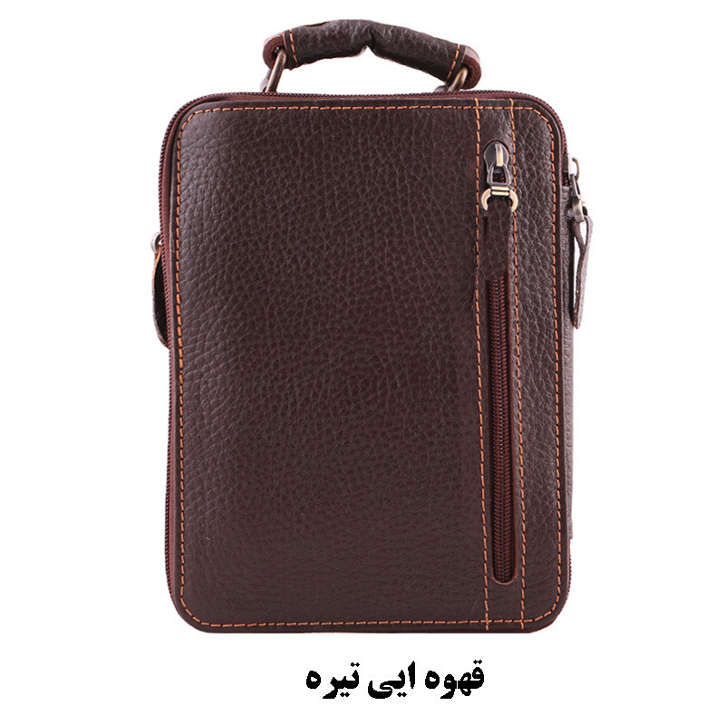 کیف رودوشی مردانه چرم طبیعی مدل ML000TR - تصویر 4