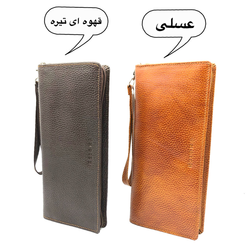 کیف دسته چک چرم زیگما مدل حافظ ساخت دست‌دوز - تصویر 5