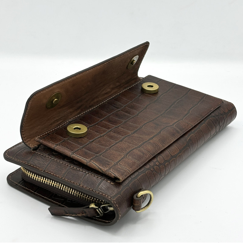 کیف دستی چرم آسو مدل ایوان کد 2 کلاچ چرمی - تصویر 6