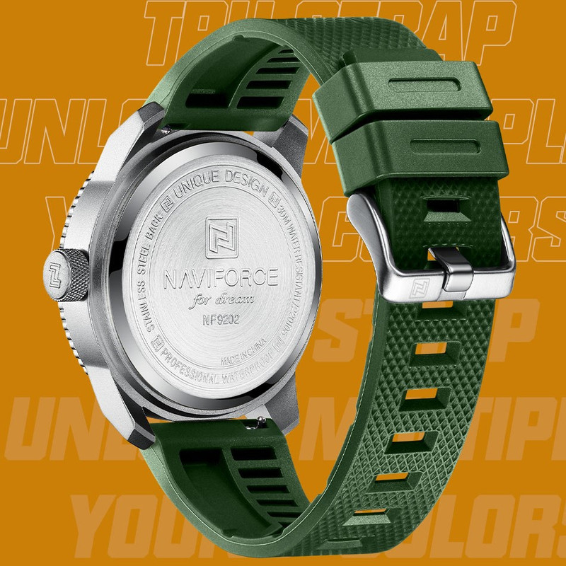 ساعت مچی عقربه‌ای مردانه نیوی فورس مدل طرح شیک کلاسیک - تصویر 6