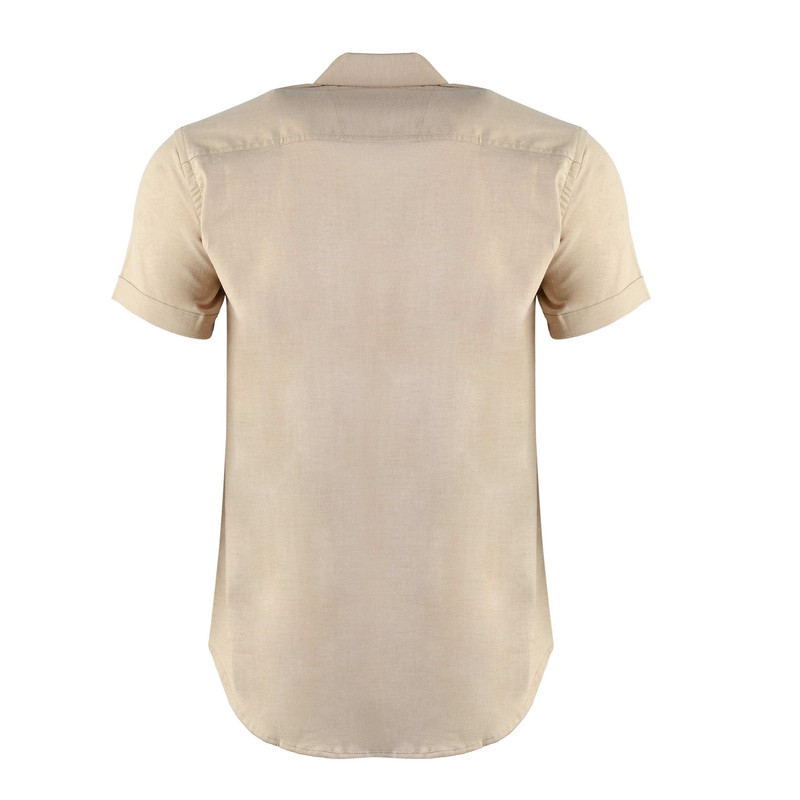 پیراهن آستین کوتاه یقه برگردان مردانه مدل MDSS-CH2995 - تصویر 3