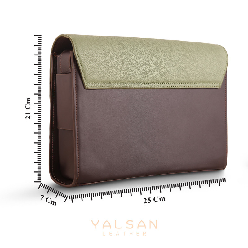 کیف رودوشی زنانه چرم یلسان مدل نلین کد 121-MC-SZ14 - تصویر 14
