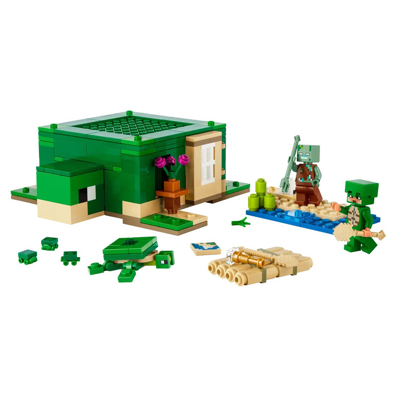 لگو Minecraft مدل The Turtle Beach House کد 21254 - تصویر 4