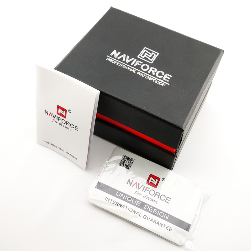 ساعت مچی مردانه نیوی فورس NF9200-GG استیل طلایی تقویم دار - تصویر 13