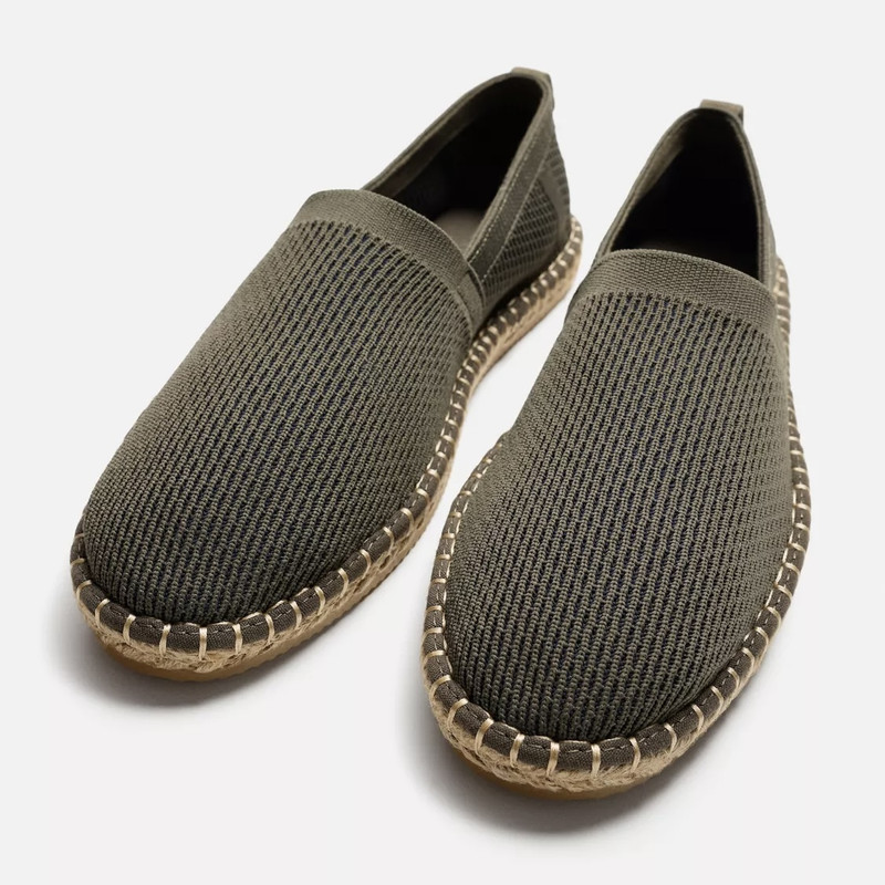 کفش کالج مردانه زارا مدل بافتنی KNITTED FABRIC 2025 - تصویر 3