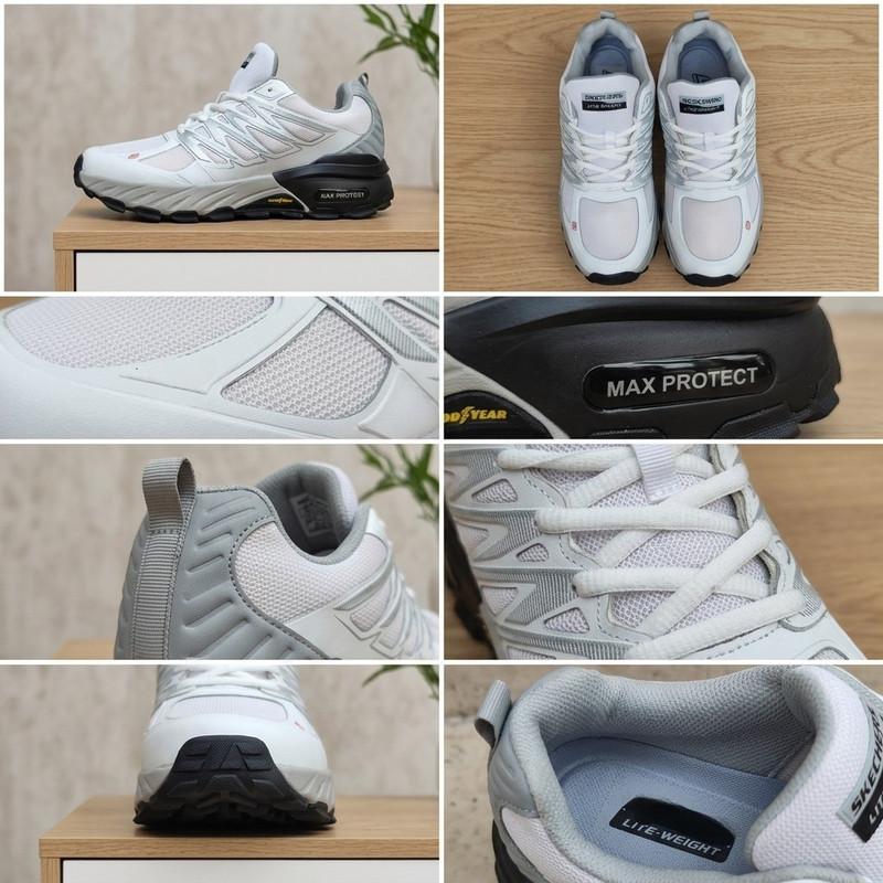 کفش پیاده‌روی ski MAX سبک با زیره مقاوم و رنگ مشکی - تصویر 19