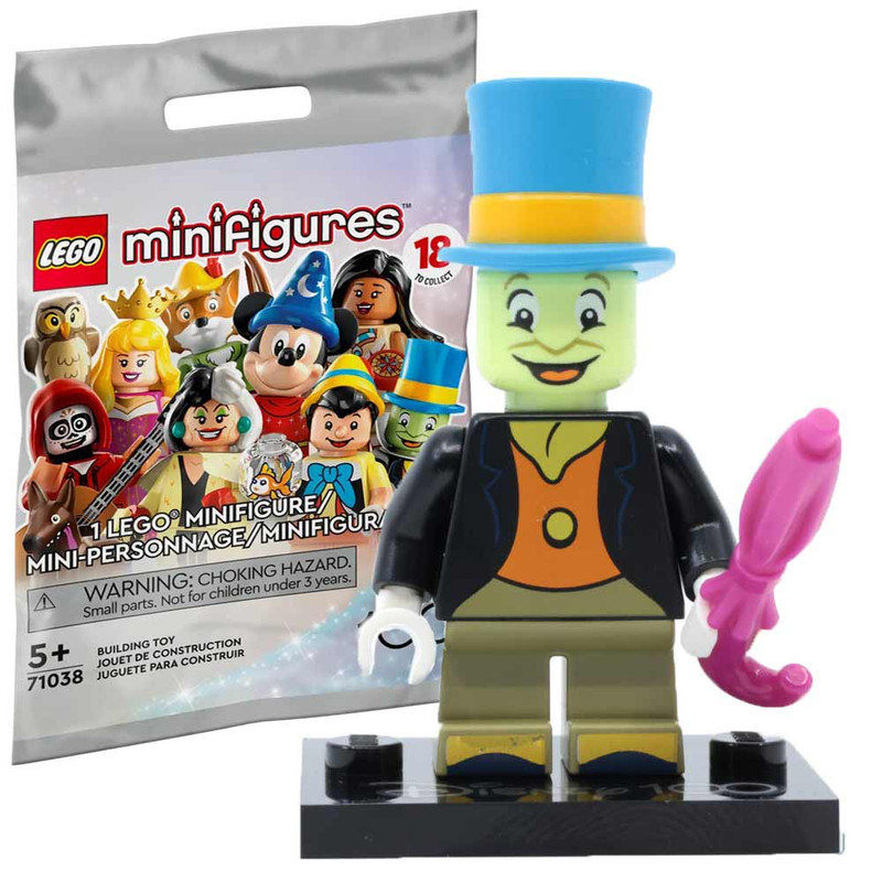 مینی فیگور LEGO Disney 100 مدل Jiminy Cricket - تصویر 6