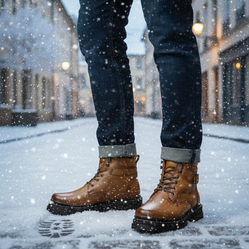 نیم‌بوت مردانه بلنزا ادونس BK.1839 تمام‌چرم طبی - تصویر 34