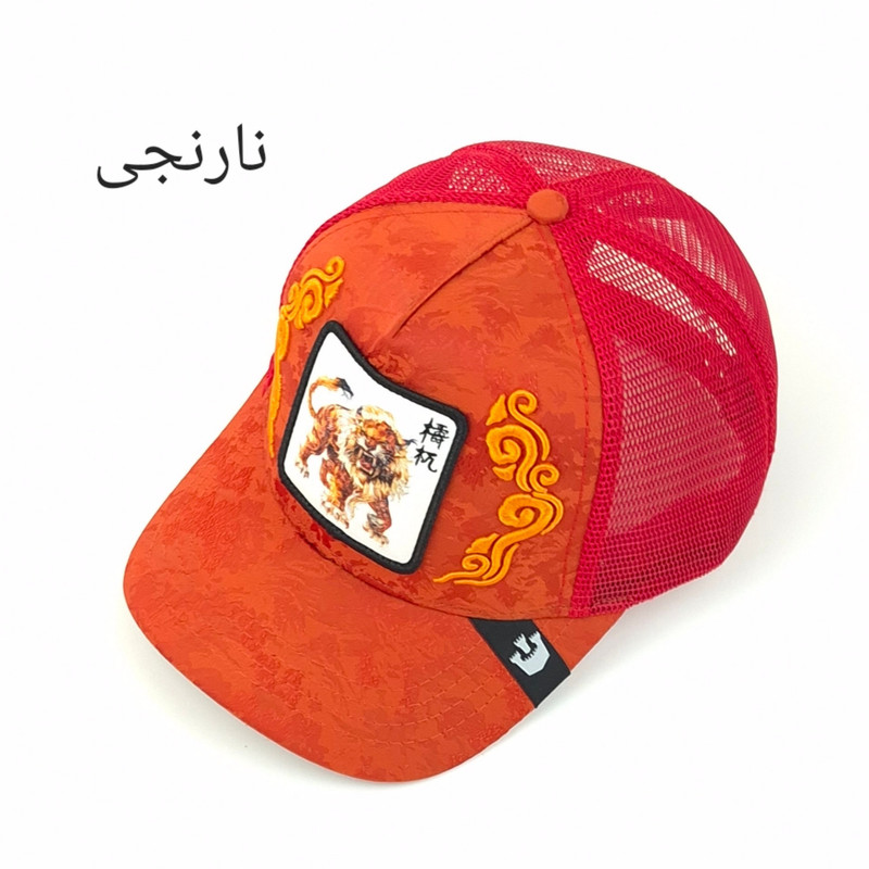 کلاه کپ گورین براز پشت‌تور طرح پانتیر خشمگین کد ۳۹۲۰، آرم گل‌دوزی و چرم مصنوعی - تصویر 6