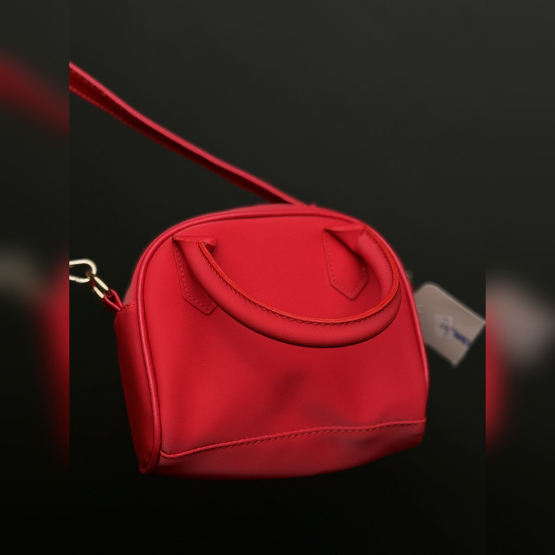 کیف رودوشی زنانه ال سی وایکیکی قرمز طرح گنبدی شیک - تصویر 7