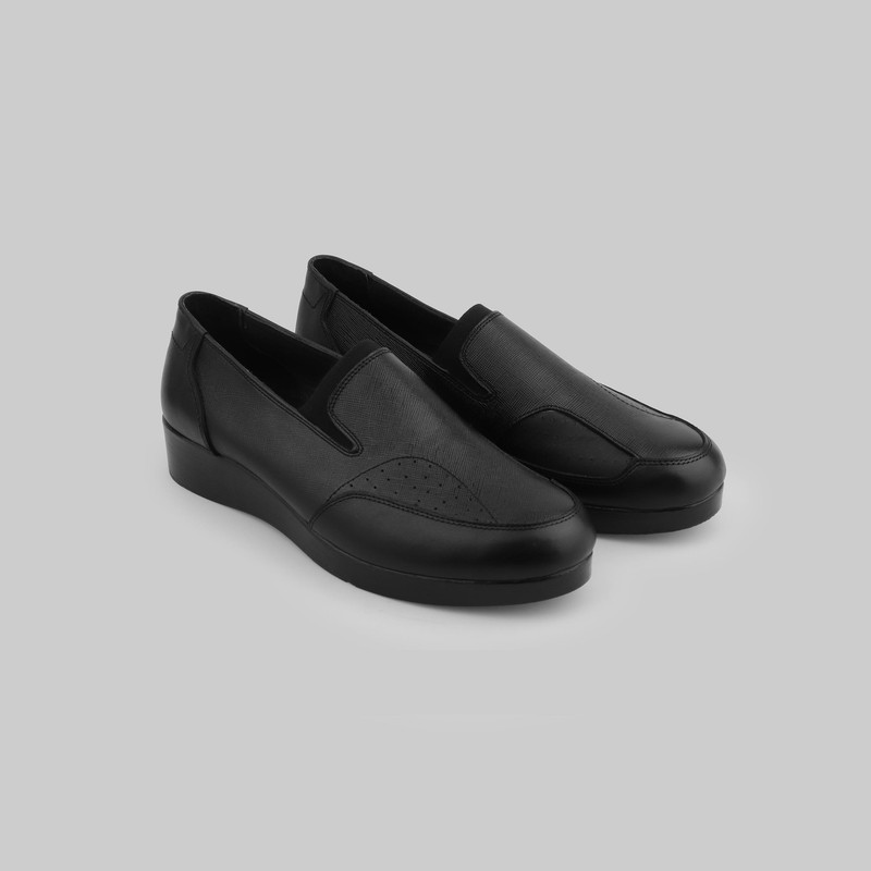 کفش طبی زنانه چرم عطارد مدل SH320 چرمی - تصویر 12