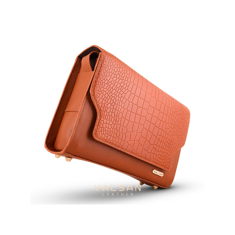 کیف رودوشی زنانه چرم یلسان مدل نلین کد 121-PRM-02 - تصویر 4