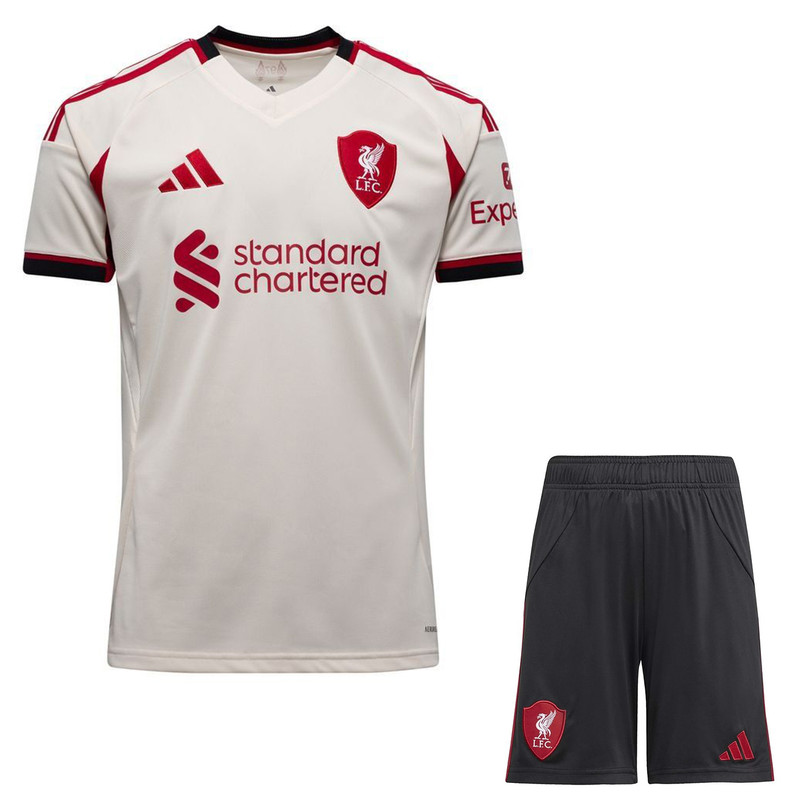 ست تی‌شرت و شلوارک مردانه مدل لیورپول Away 2026