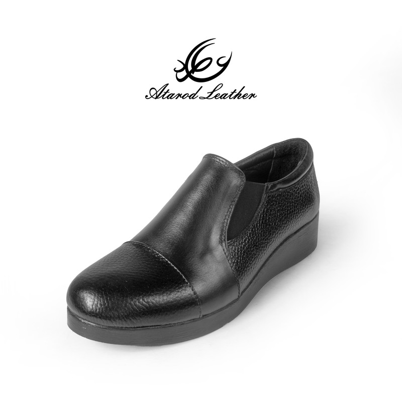 کفش طبی زنانه چرم عطارد مدل SH78 تمام چرم گاوی - تصویر 12