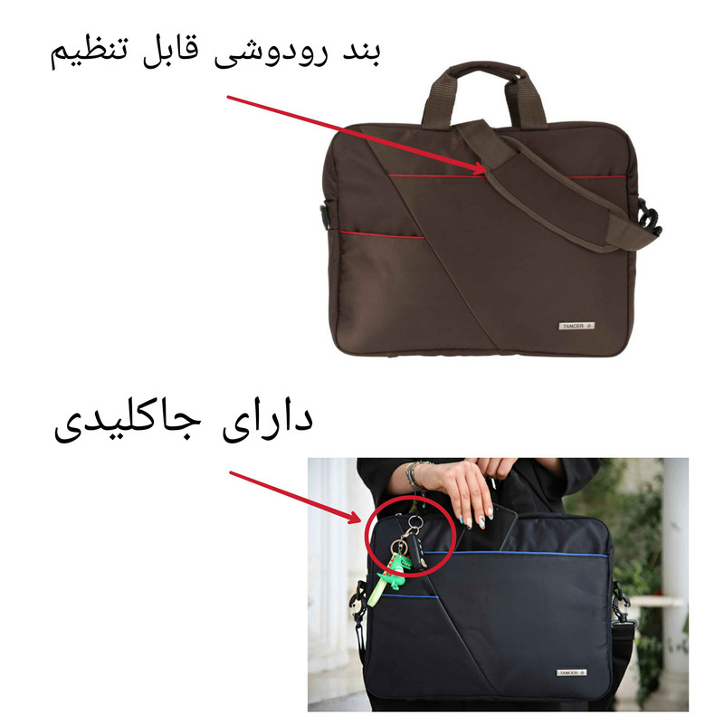 کیف اداری تنسر منهتن برای لپتاپ ۱۵.۶ اینچ - تصویر 22