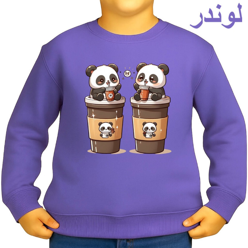 سوئشرت بچگانه طرح پاندا کد v24 پنبه درجه یک