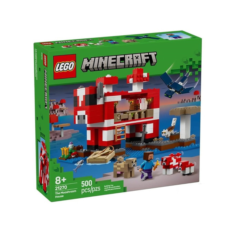 لگو Minecraft مدل The Mooshroom House کد 21270