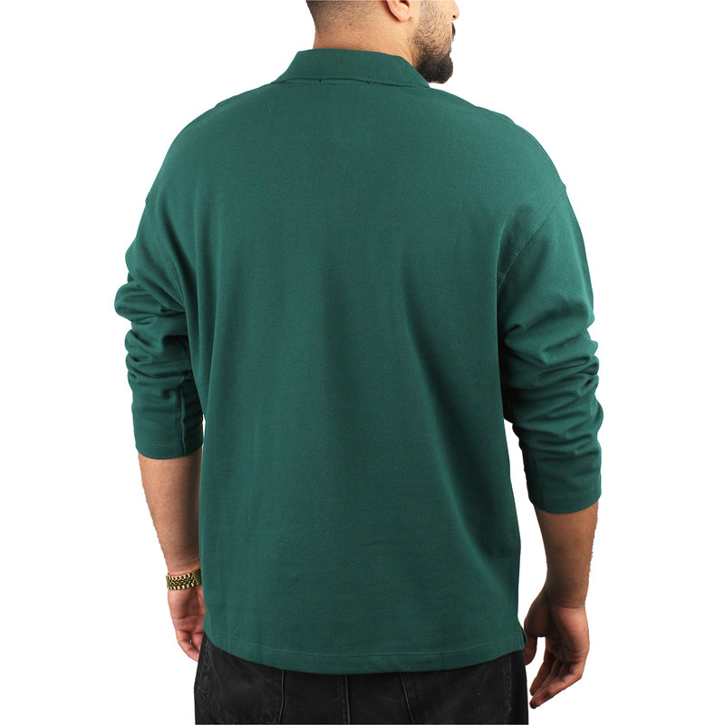 پولوشرت آستین بلند مردانه یقه گرد مدل SBZVRNDK - تصویر 6