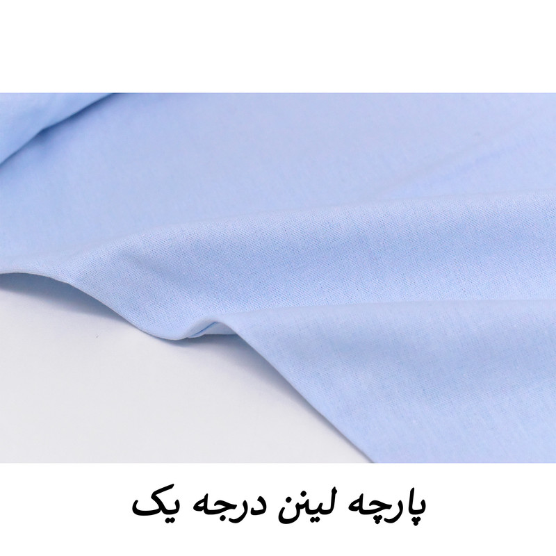 شومیز لینن آستین گره‌دار سه‌ربع برش خفاشی مدل لانا کد S1049 - تصویر 15