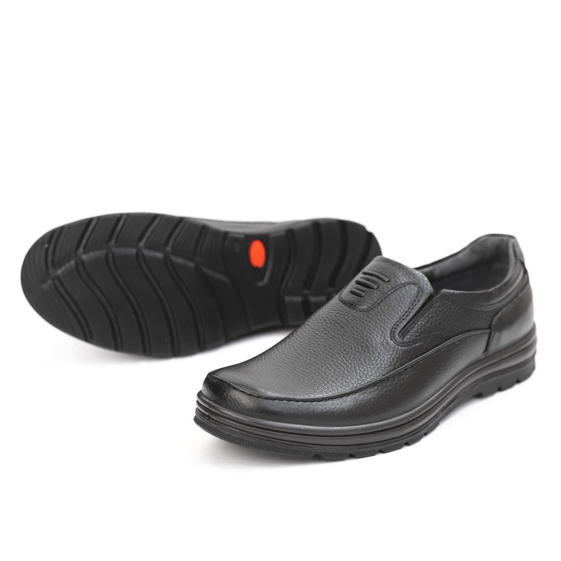 کفش طبی مردانه سایز بزرگ چرم طبیعی گاوی - تصویر 4