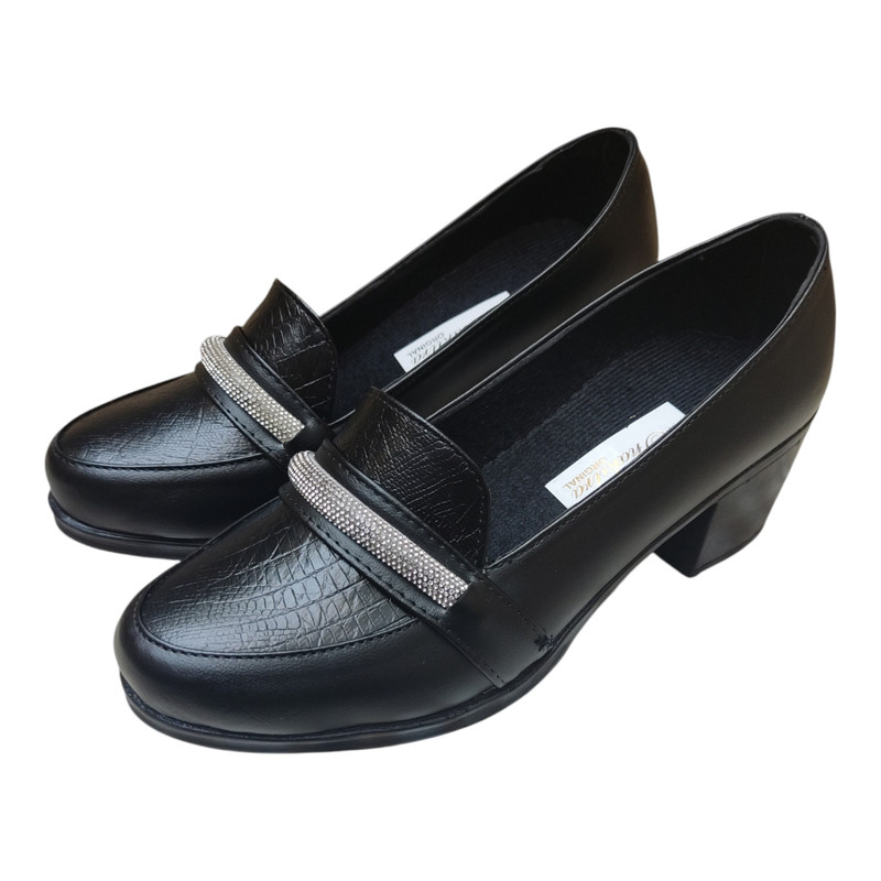 کفش پاشنه دار زنانه پار رمیدا راحت و روزمره - تصویر 6