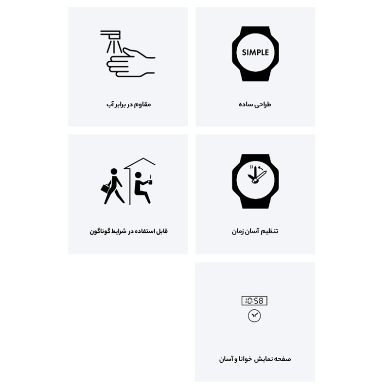 ساعت زنانه کاسیو مدل LTP-V006L-1B2UDF چرمی - تصویر 7