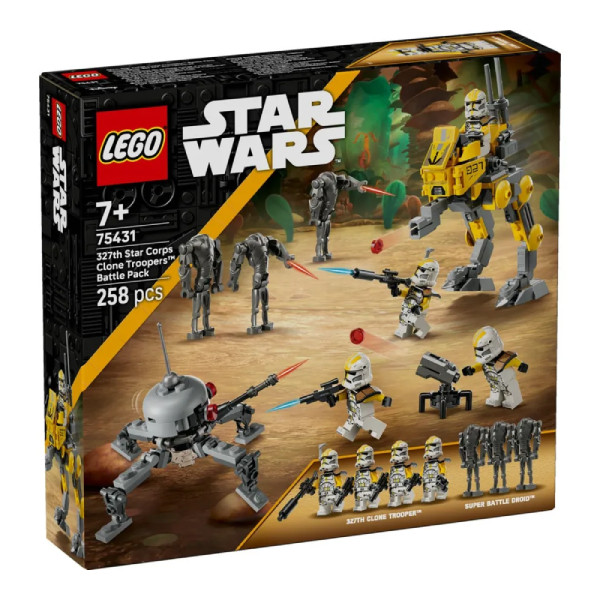 لگو Star Wars مدل 327th Star Corps Clone Troopers Battle Pack لگو Star Wars مدل 327th Star Corps Clone Troopers Battle Pack