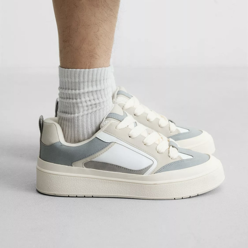 کفش اسپرت مردانه Maxi Lace Chunky Trainers طرح مدرن ۲۰۲۵ - تصویر 5